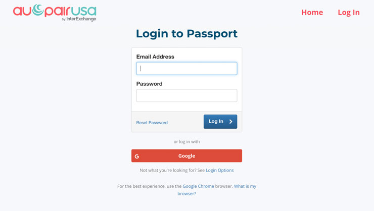 amn passport login