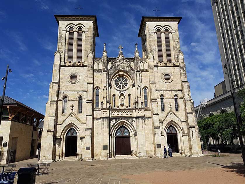 The Cathedral of San Fernando in San Antonio, Texas.
