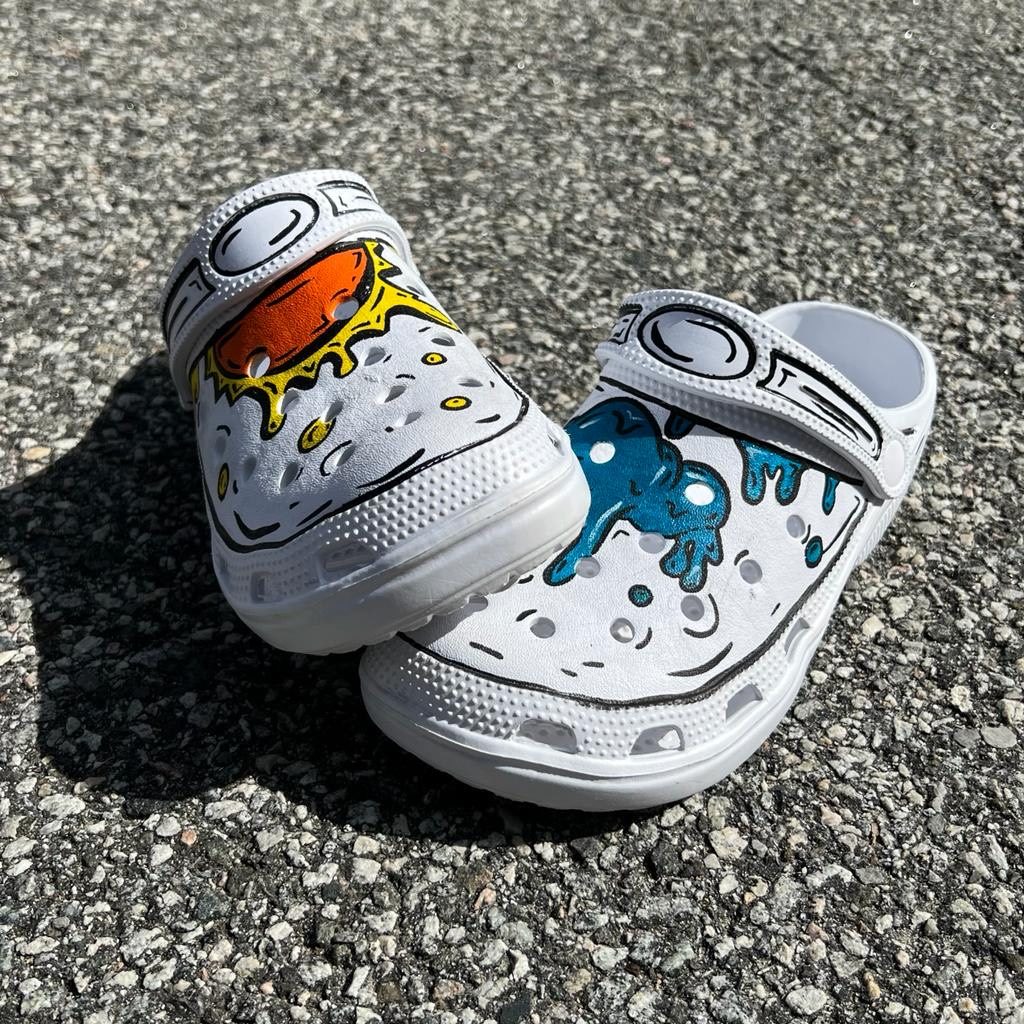 Custom 2024 painted crocs