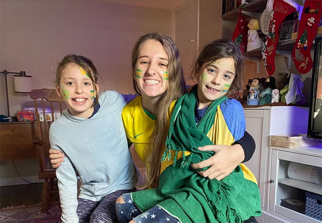 Au Pair Karina Brings Brazil to the Elementary School Classroom